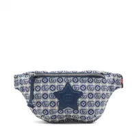 グッチ チルドレンズ キャンバス ボディバッグ ブルー