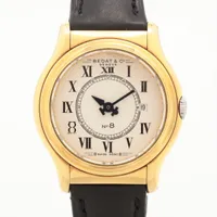 ベダ&カンパニー No.08 SS×革 QZ シルバー文字盤