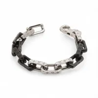 ルイ・ヴィトン M00686 GP ブレスレット LE0233 ブラック×シルバー