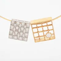 ミキモト ダイヤ K18(YG×WG)