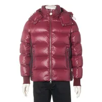 モンクレール LUNETIERE ナイロン ダウンジャケット 22年 1 ボルドー