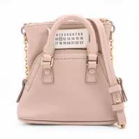 メゾンマルジェラ 5AC ベビー レザー 2WAYハンドバッグ ピンク