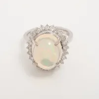 ノンブランド オパール ダイヤ 585