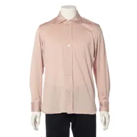 トムフォード トリアセテート シャツ 46 ベージュ