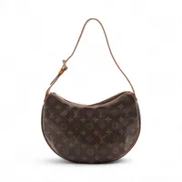 ルイ・ヴィトン モノグラム クロワッサンMM M51512 ブラウン