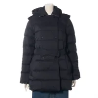 バーバリー ナイロン ダウンジャケット S ブラック