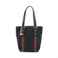 グッチ GGキャンバス キャンバス トートバッグ ブラック