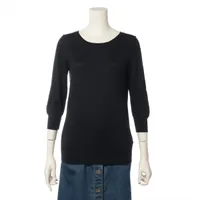 エルメス カシミヤ×シルク ニット 15AW 34 ブラック