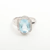 ノンブランド アクアマリン ダイヤ Pt900