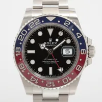 ロレックス GMTマスター Ⅱ 126710BLRO SS AT ブラック文字盤