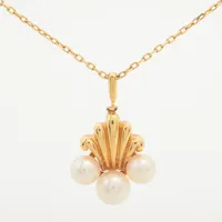 ミキモト パール K18(YG) 約5.5～6.0mm