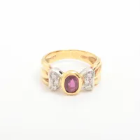 ノンブランド ルビー ダイヤ 750