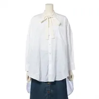 マルニ コットン ブラウス 25AW 40 ホワイト