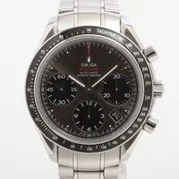 オメガ スピードマスター デイト クロノメーター 323.30.40.40.06.001 SS AT グレー文字盤
