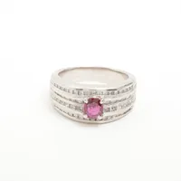 ノンブランド ルビー ダイヤ Pt900