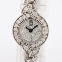 ハリーウィンストン ミニツイスト HJTQHM18WW037 WG QZ ダイヤ文字盤