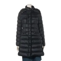 モンクレール HERMINE ナイロン ダウンコート 19年 1 ブラック