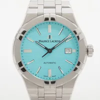 モーリスラクロア アイコン オートマティック サマーエディション AI6008-SS00F-431-C SS AT ターコイズ文字盤