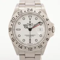 ロレックス エクスプローラーⅡ 16570 SS AT ホワイト文字盤