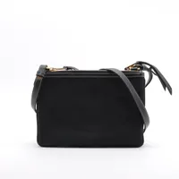 プラダ サフィアーノ トライアング 2ML049 レザー コンパクト