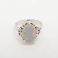 ノンブランド オパール ダイヤ Pt900