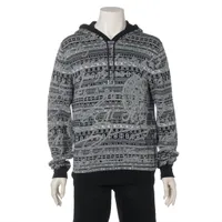 ベルルッティ カリグラフィ カシミヤ×コットン×シルク パーカー M ホワイト×ブラック×グレー