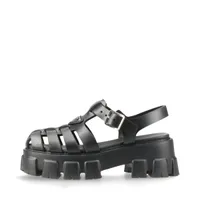 プラダ モノリス ラバー サンダル 36 ブラック