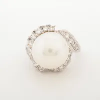 ノンブランド パール ダイヤ Pt900