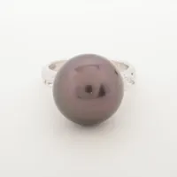 ノンブランド パール ダイヤ Pt900 約14.0mm