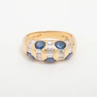 ノンブランド サファイア ダイヤ K18