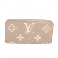 ルイ・ヴィトン バイカラー モノグラム アンプラント ジッピーウォレット M69794 ラウンドジップウォレット トゥルトレールクレーム