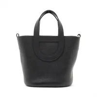 エルメス インザループ 18 トリヨンクレマンス ブラック シルバー金具