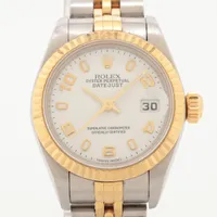 ロレックス レディ デイトジャスト 79173 SS×YG AT ホワイト文字盤