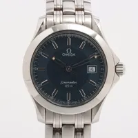 オメガ シーマスター 2511.81 SS QZ ブルー文字盤