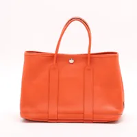 エルメス ガーデンパーティ30 TPM ヴォーエプソン フー シルバー金具