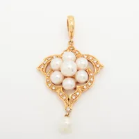 ノンブランド パール 色石 ダイヤ K18