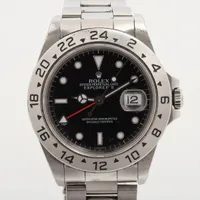 ロレックス エクスプローラーⅡ 16570 SS AT ブラック文字盤