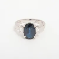 ノンブランド サファイア ダイヤ Pt900