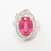 ノンブランド トルマリン ダイヤ Pt900