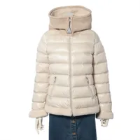 モンクレール ナイロン ダウンジャケット 22年 1 ベージュ