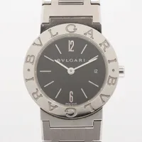 ブルガリ ブルガリブルガリ BB26SS SS QZ ブラック文字盤