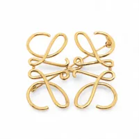 ロエベ アナグラム GP ブローチ ゴールド