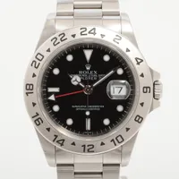 ロレックス エクスプローラーⅡ 16570 SS AT ブラック文字盤