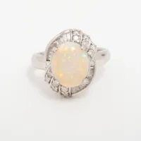 ノンブランド オパール ダイヤ Pt900