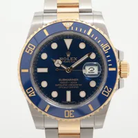 ロレックス サブマリーナーデイト 116613LB SS×YG AT ブルー文字盤