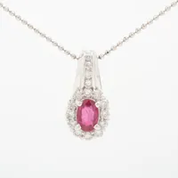 ノンブランド ルビー ダイヤ Pt900×Pt850