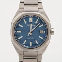 セイコー アストロン SBXY061 TI ソーラー ブルー文字盤