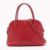 エルメス ボリード27 トリヨンクレマンス ルージュヴィフ シルバー金具