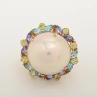 ノンブランド マベパール 色石 K18