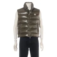 モンクレール TIB ナイロン ダウンベスト 1 カーキ